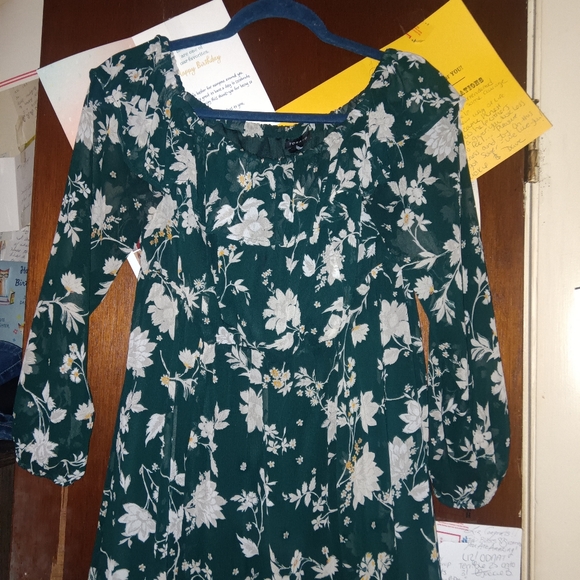 TORRID Mini Chiffon Off Shoulder Skater Dress - Picture 7 of 11